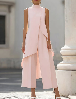 Catalina comfortable wide-leg jumpsuit in pink