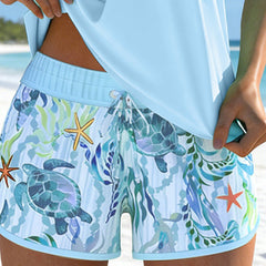 Tummy-control tankini set, lifestyle shot