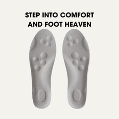 Solex Orthopedic Comfort Insoles - Cloudfoam cushioning detail