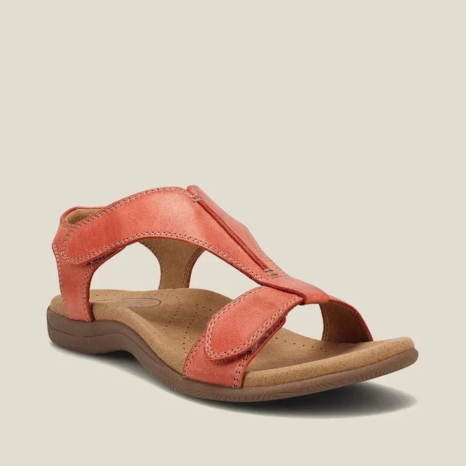 Selina Comfort Sandals - Orange