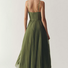 Jacqueline structured corset maxi dress, styled view