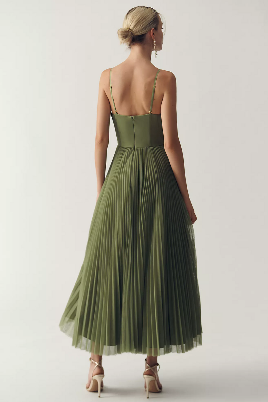 Jacqueline structured corset maxi dress, styled view