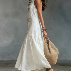 Geneva Sleeveless Maxi Dress detail