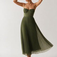 Jacqueline structured corset maxi dress, styled view