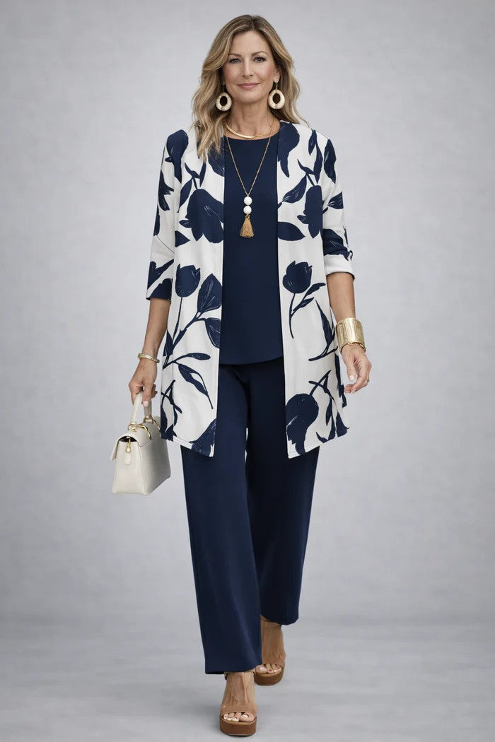 Comfortable three-piece set colour variant