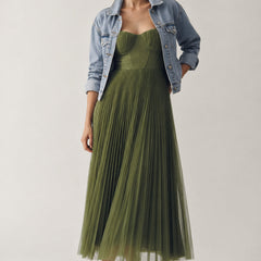 Jacqueline structured corset maxi dress, additional view
