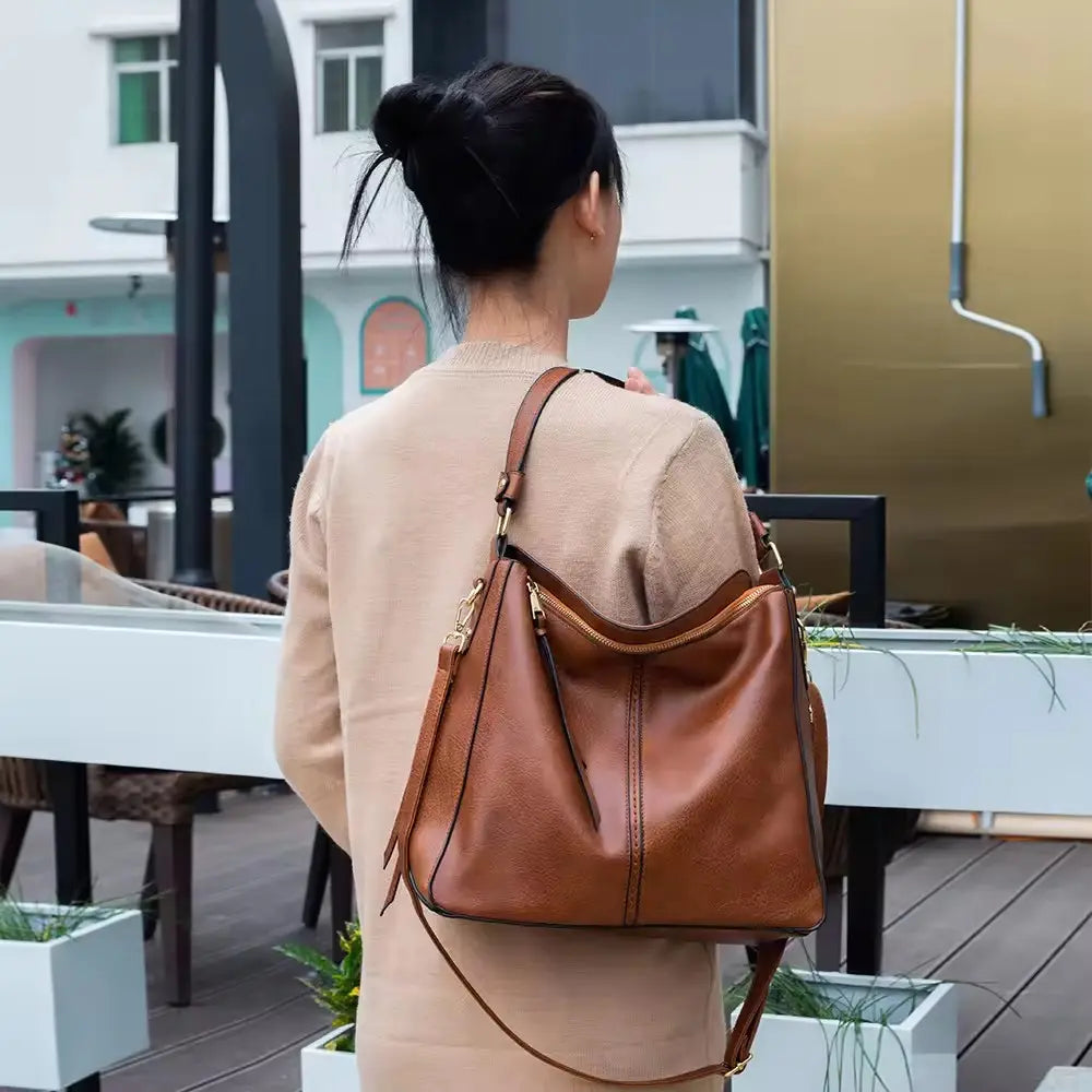 Odette hobo handbag detail