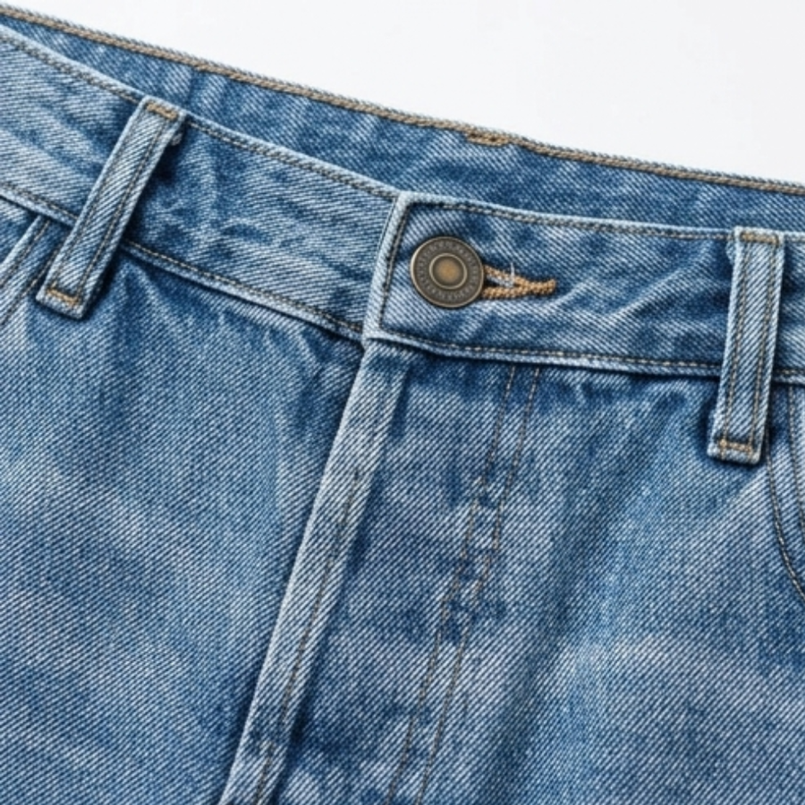 Women's cropped straight leg jeans, additional view.