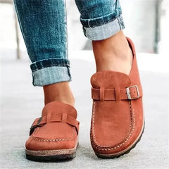 Beeckhoven comfortable ladies slip-on shoes - sole view