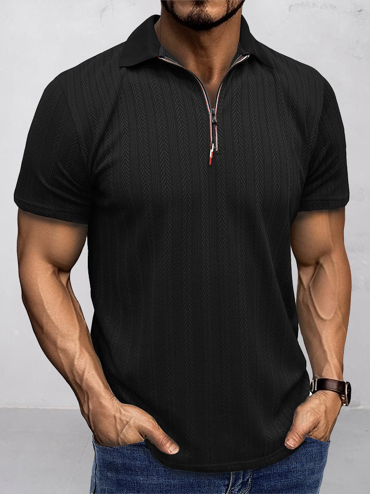 Esteban - Breathable Summer Knit Polo Shirt