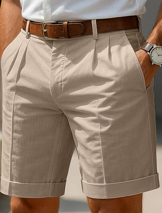 Summer Pleated Shorts - side view