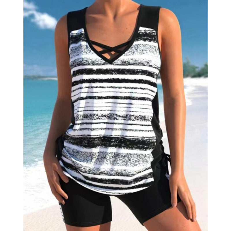 Marina High-Waisted Tankini Set