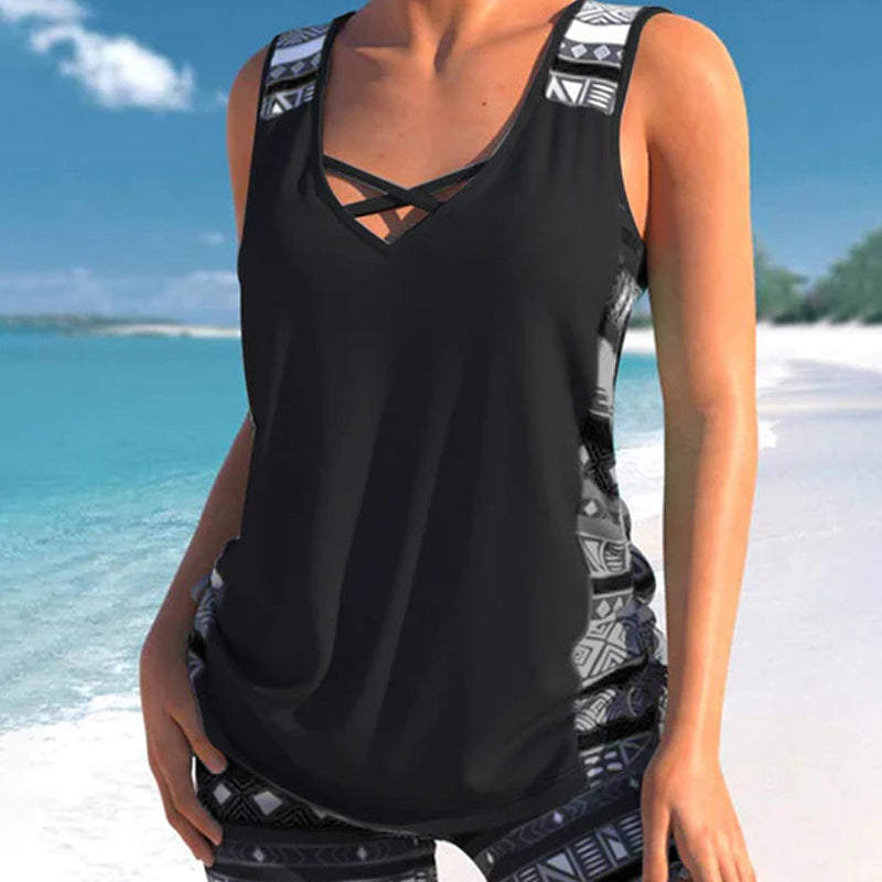 Marina High-Waisted Tankini Set