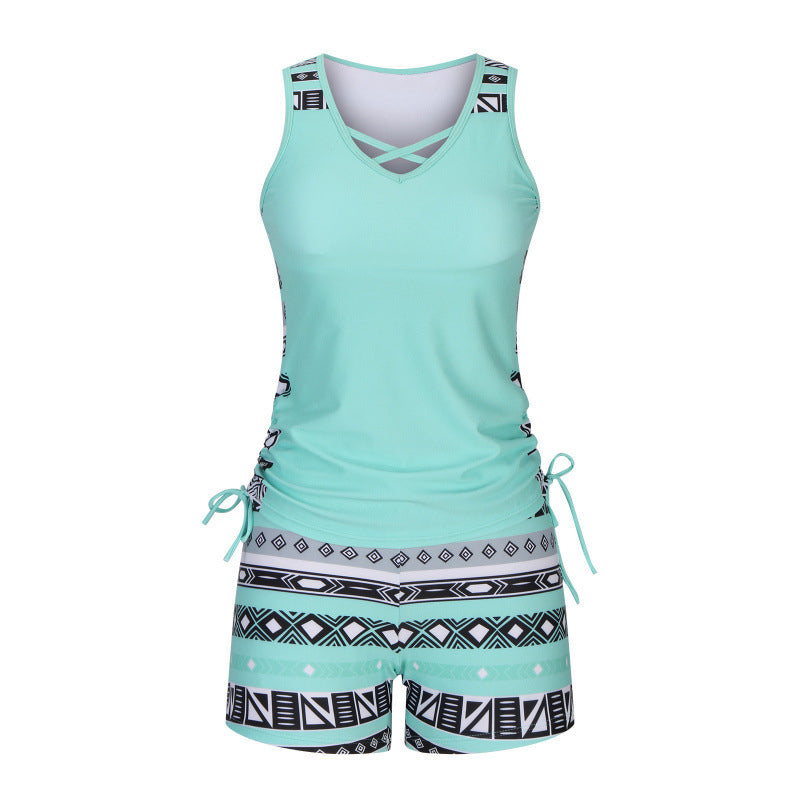 Marina High-Waisted Tankini Set