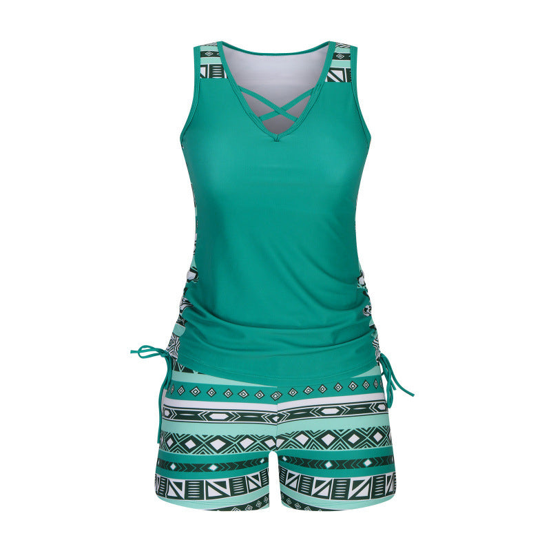 Marina High-Waisted Tankini Set