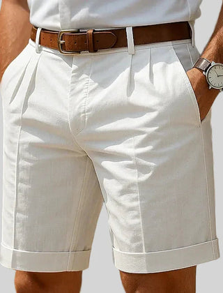 Summer Pleated Shorts - front view